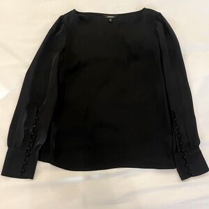Express Black Long Sleeved Blouse